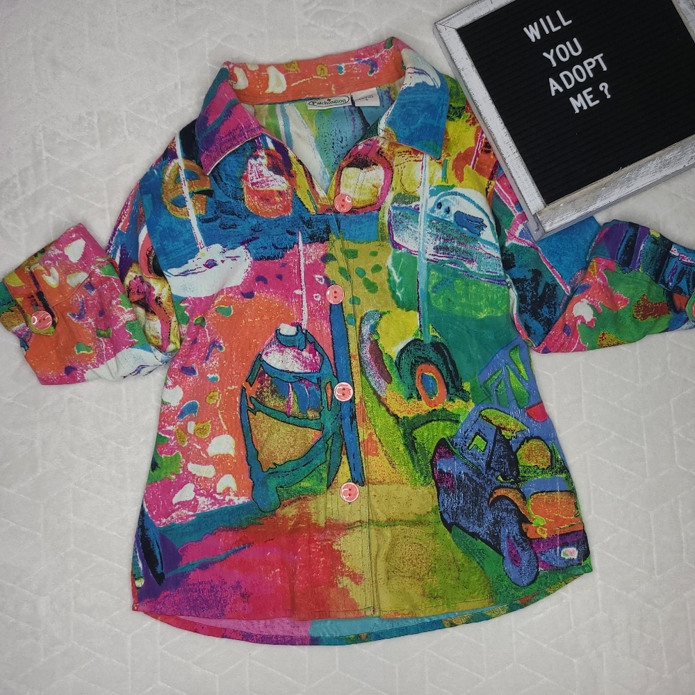 Patchington | Vintage Long Sleeve Shirt sz small